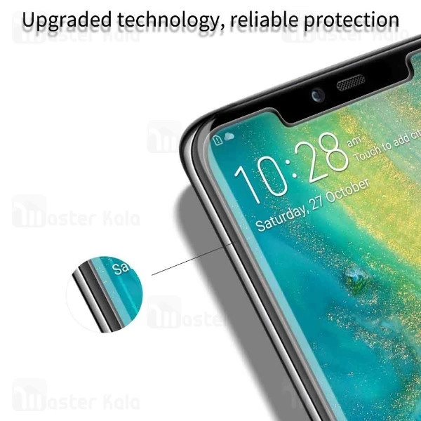 محافظ صفحه شیشه ای تمام صفحه نیلکین Huawei Mate 20 Pro / Porsche Design Nillkin 3D DS+ Max