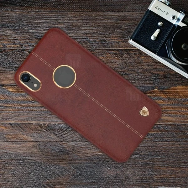 قاب محافظ چرمی نیلکین آیفون Apple iPhone XR Nillkin Englon Leather