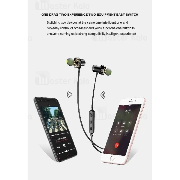 هندزفری بلوتوث اوی Awei X680BL Stereo Earphones گردنی و مگنتی