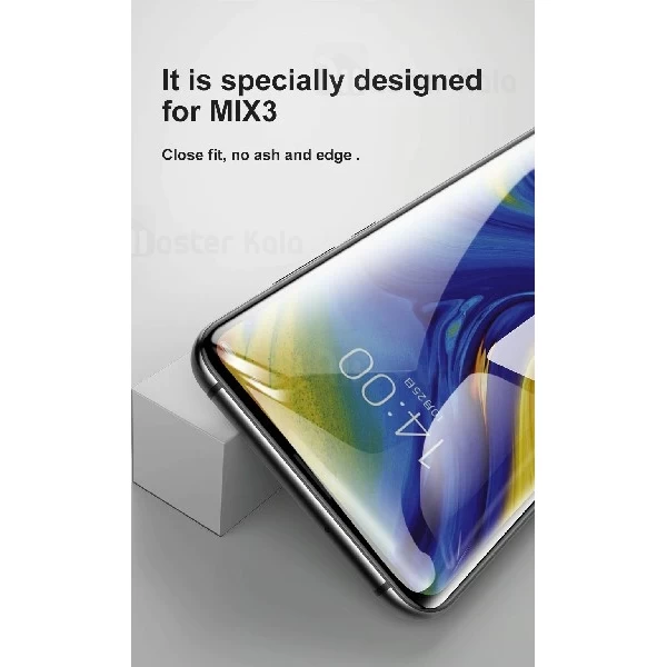 محافظ صفحه شیشه ای تمام صفحه بیسوس شیائومی Xiaomi Mi Mix 3 Baseus SGMIMIX3-KC01