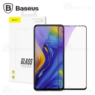 محافظ صفحه شیشه ای تمام صفحه و ضد اشعه بیسوس شیائومی Xiaomi Mi Mix 3 Baseus SGMIMIX3-KD01