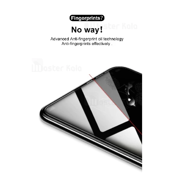 محافظ صفحه شیشه ای تمام صفحه و ضد اشعه بیسوس شیائومی Xiaomi Mi Mix 3 Baseus SGMIMIX3-KD01