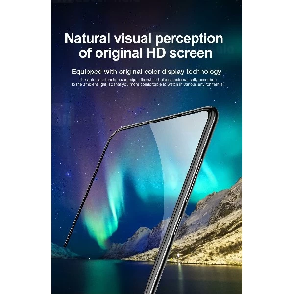محافظ صفحه شیشه ای تمام صفحه و ضد اشعه بیسوس شیائومی Xiaomi Mi Mix 3 Baseus SGMIMIX3-KD01