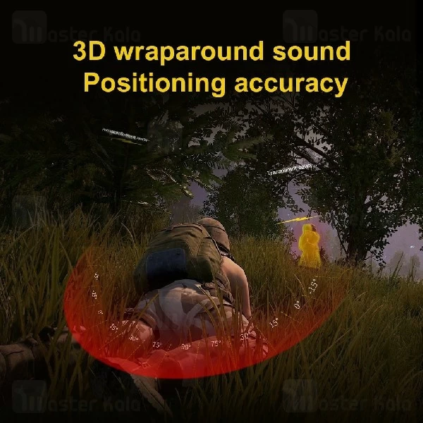 هندزفری سیمی بیسوس Baseus Immersive virtual 3D gaming earphone NGH08-01 طراحی گیمینگ