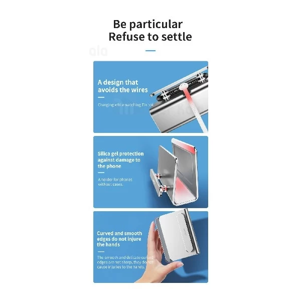 پایه نگهدارنده و هولدر دیواری بیسوس Baseus wall-mounted metal holder SUBG-0S