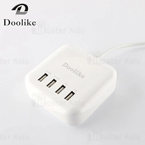 هاب شارژر دولایک Doolike DL-CDA21 USB Charger Portable چهار پورت