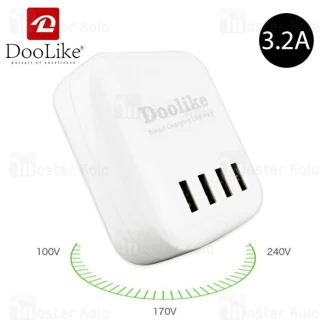 هاب شارژر دولایک Doolike DL-CDA21 USB Charger Portable چهار پورت