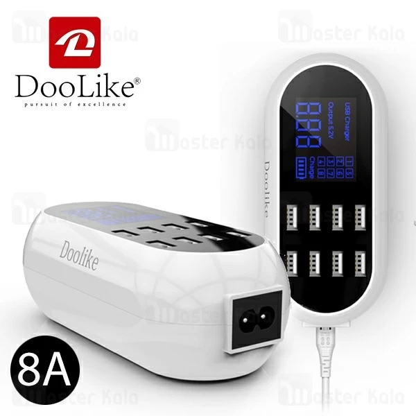 هاب شارژر دولایک Doolike DL-CH18 USB Charger هشت پورت
