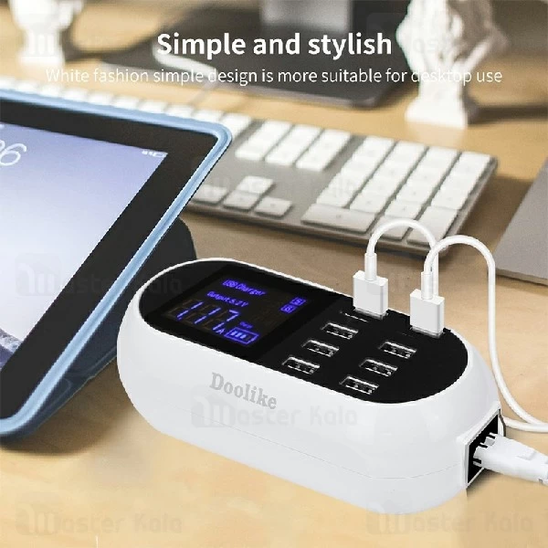 هاب شارژر دولایک Doolike DL-CH18 USB Charger هشت پورت