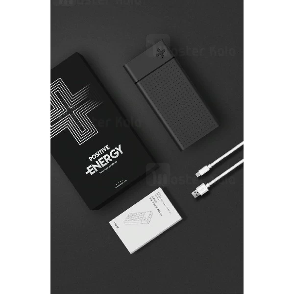 پاوربانک 20000 میلی آمپر Morui SN20 Positive Energy دو پورت با توان 2.1 آمپر