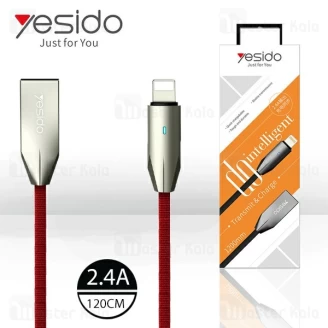 کابل لایتنینگ یسیدو Yesido CA-23 Cable توان 2.4 آمپر و طول 1.2 متر