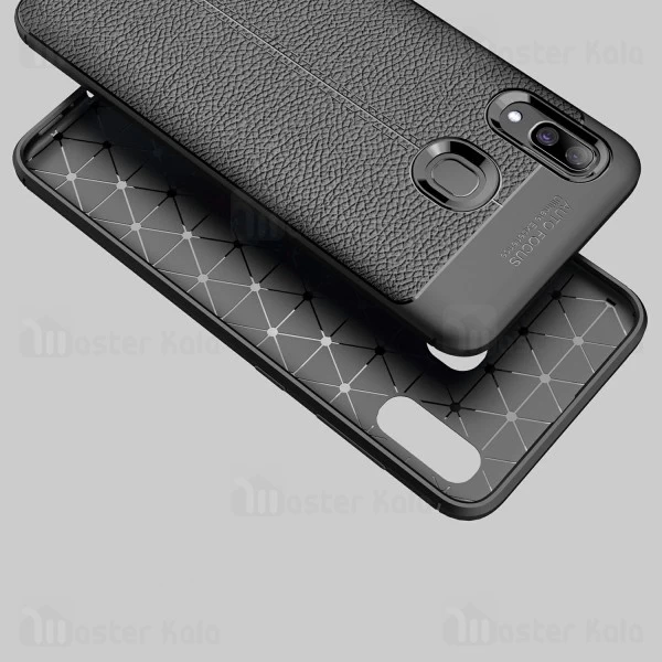 قاب طرح چرم Samsung Galaxy A30 Auto Focus Jelly Case