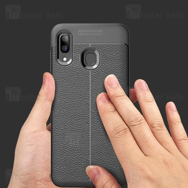 قاب طرح چرم Samsung Galaxy A30 Auto Focus Jelly Case