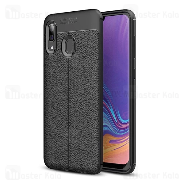 قاب طرح چرم Samsung Galaxy A30 Auto Focus Jelly Case