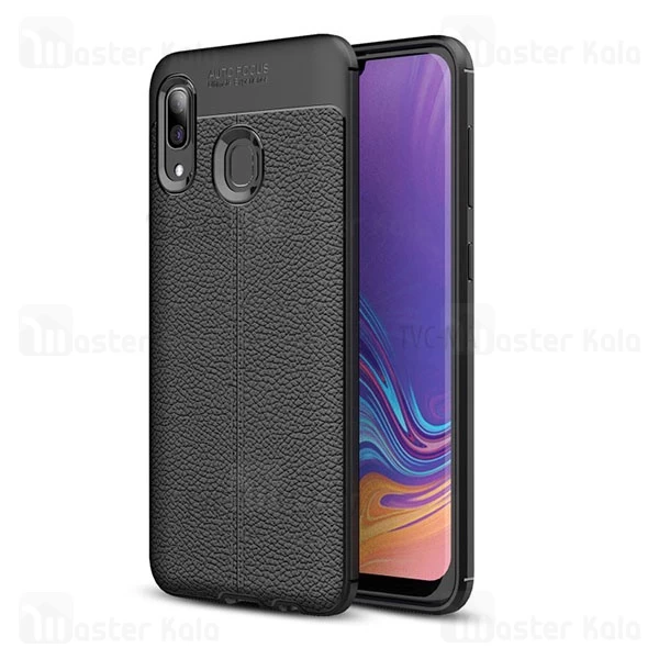 قاب طرح چرم Samsung Galaxy A40 / A405 Auto Focus Jelly Case