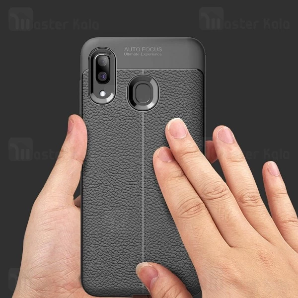 قاب طرح چرم Samsung Galaxy A40 / A405 Auto Focus Jelly Case