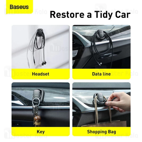 گیره آویز Baseus Beetle Vehicle Hook ACGGJK-0G