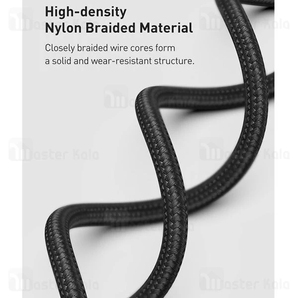 کابل لایتنینگ Baseus Cafule Series Metal CALJK-B01 Lightning 2m 2.4A