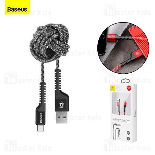 کابل تایپ سی Baseus Confidant Anti-break CATZJ-A01 cable 2A 1M