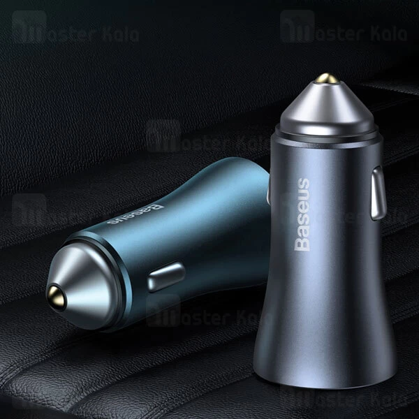 شارژر فندکی فست شارژ بیسوس Baseus Golden Contactor Pro Dual USB A QC CCJD-A0G توان 40W