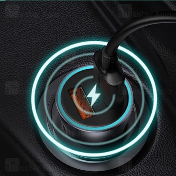 شارژر فندکی فست شارژ بیسوس Baseus Golden Contactor Pro Dual USB A QC CCJD-A0G توان 40W