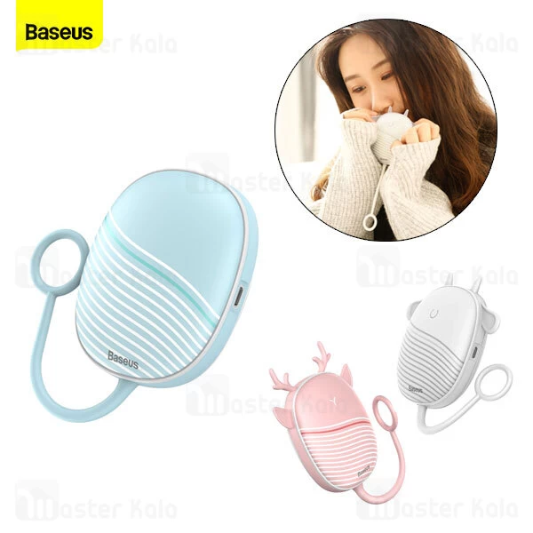 گرم کن دستی بیسوس Baseus Little Tail Camping Light Hand Warmer ACWEB-C1 همراه با چراغ