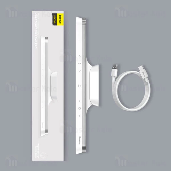 چراغ مطالعه بیسوس Baseus Magnetic Stepless Dimming Charging Desk Lamp Pro DGXC-02