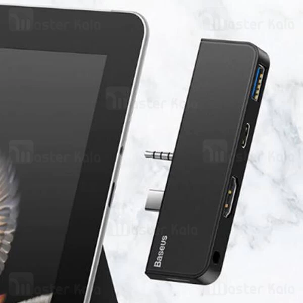 هاب 4 پورت بیسوس Baseus MultiFunctional HUB Adapter CAHUB-FT01 مناسب برای Surface Go