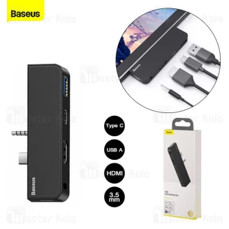 هاب 4 پورت بیسوس Baseus MultiFunctional HUB Adapter CAHUB-FT01 مناسب برای Surface Go