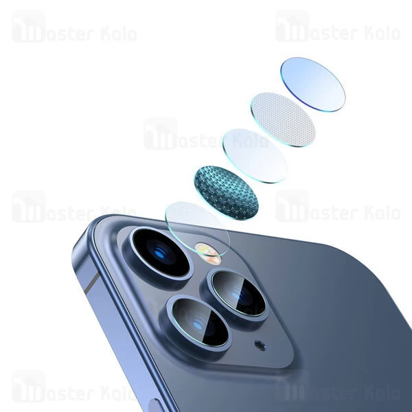 پک 2تایی محافظ لنز دوربین شیشه ای Baseus SGAPIPH61P-JT02 Camera Lens iPhone 12 Pro / 12 Pro Max