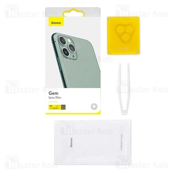 پک 2تایی محافظ لنز دوربین شیشه ای Baseus SGAPIPH61P-JT02 Camera Lens iPhone 12 Pro / 12 Pro Max