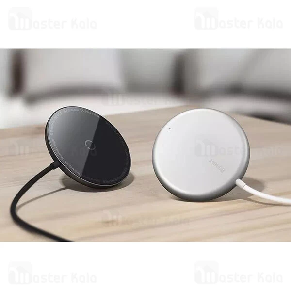 شارژر وایرلس Baseus Simple Mini Magnetic Wireless Charger WXJK-F01 15W
