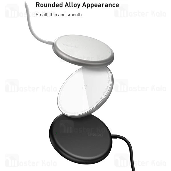 شارژر وایرلس Baseus Simple Mini Magnetic Wireless Charger WXJK-F01 15W