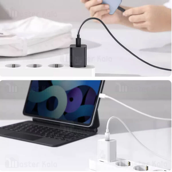 شارژر دیواری فست شارژ بیسوس Baseus Super Si Quick Charger 1C 20W CCSUP-B01 توان 20 وات