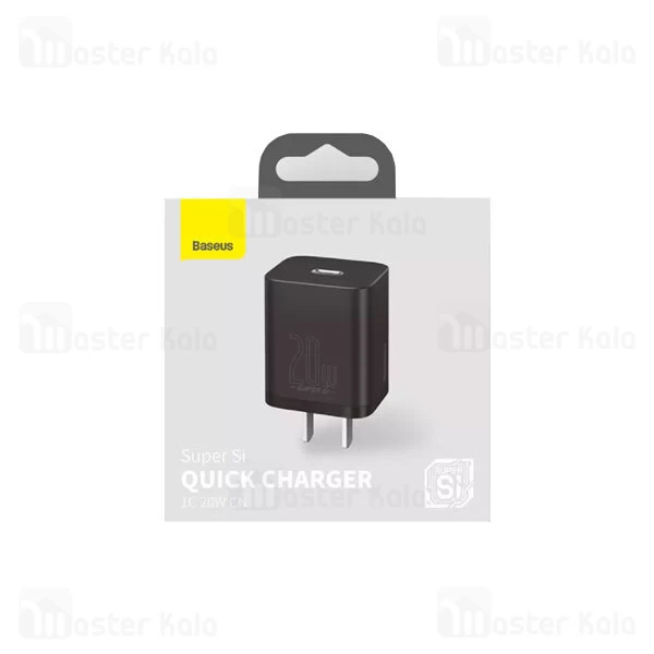 شارژر دیواری فست شارژ بیسوس Baseus Super Si Quick Charger 1C 20W CCSUP-B01 توان 20 وات