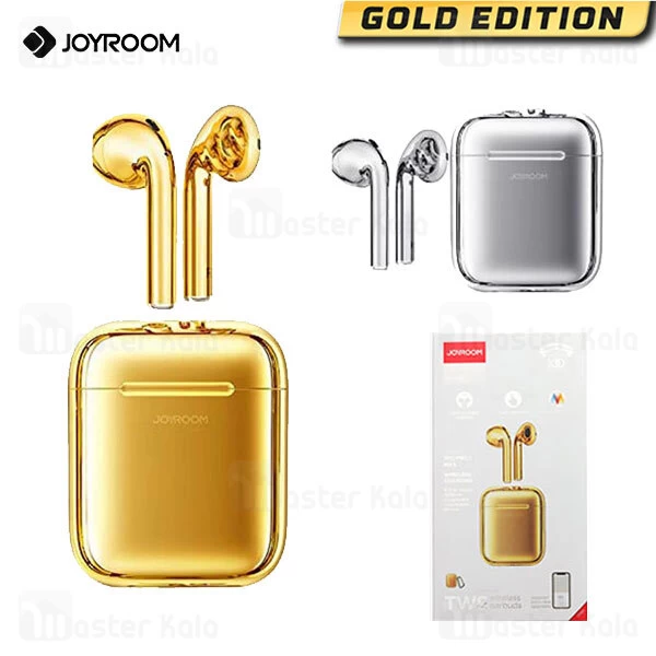 هندزفری بلوتوث دوگوش Joyroom JR-T03S Upgraded Gold Edition 2020