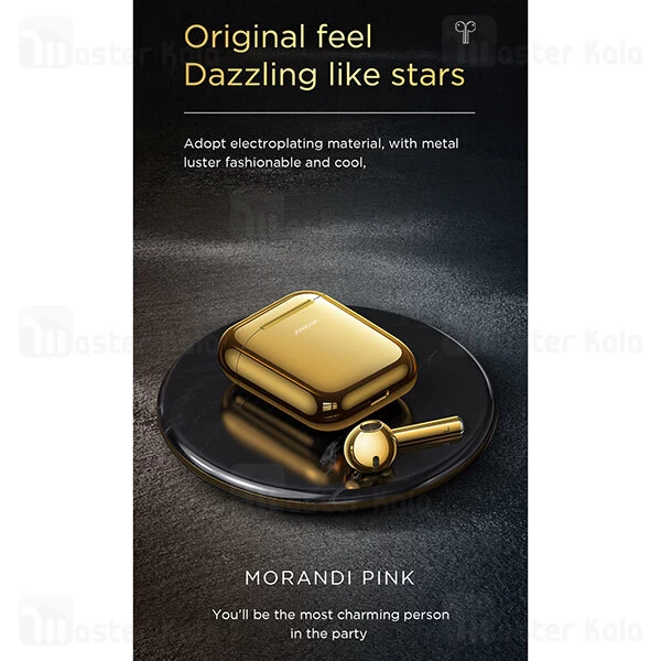 هندزفری بلوتوث دوگوش Joyroom JR-T03S Upgraded Gold Edition 2020