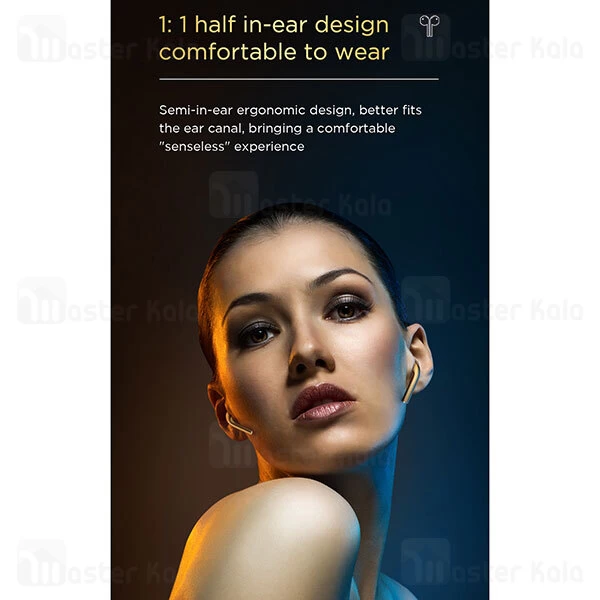 هندزفری بلوتوث دوگوش Joyroom JR-T03S Upgraded Gold Edition 2020