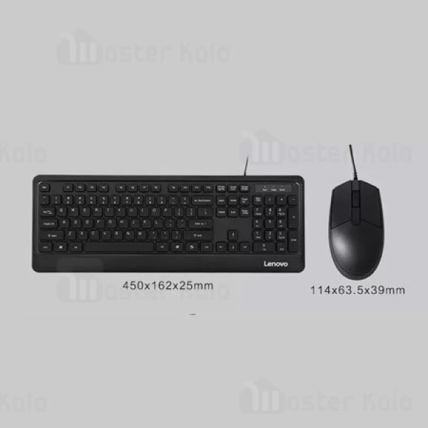 موس و کیبورد سیمی لنوو Lenovo KM102 Wired Mouse and Keyboard
