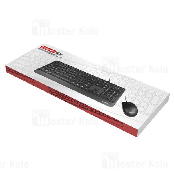 موس و کیبورد سیمی لنوو Lenovo KM102 Wired Mouse and Keyboard