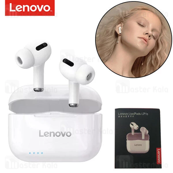 ﻿هندزفری بلوتوث Lenovo LivePods LP1s TWS Bluetooth Earbuds