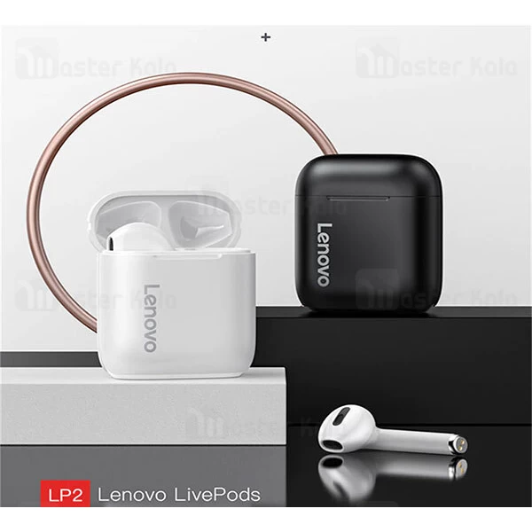 هندزفری بلوتوث دوگوش لنوو Lenovo LivePods LP2 Wireless Handsfree