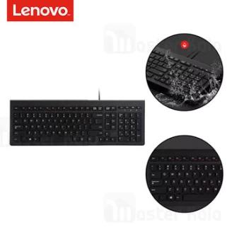 کیبورد سیمی لنوو Lenovo M120K Wired Ultra-thin chocolate Keyboard ضد آب