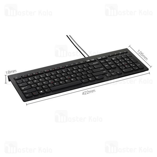 کیبورد سیمی لنوو Lenovo M120K Wired Ultra-thin chocolate Keyboard