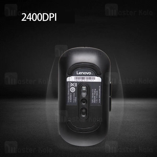 موس وایرلس سایلنت لنوو Lenovo Thinkplus E3 Silent Wireless Mouse دارای 5 کلید