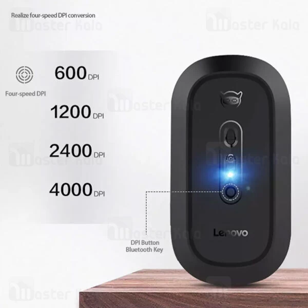 موس وایرلس سایلنت لنوو Lenovo Xiaoxin Air Bluetooth Wireless Mute Mouse