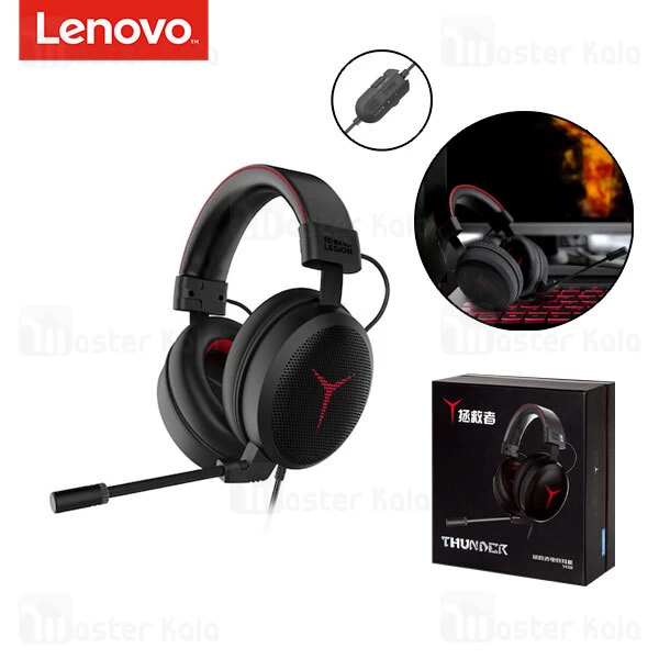 هدفون سیمی گیمینگ Lenovo Y480 savior Thunder Play Stereo Gaming Headset