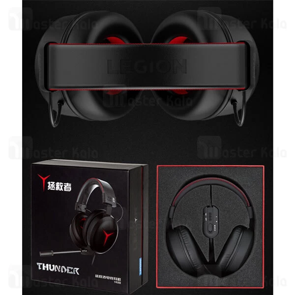 هدفون سیمی گیمینگ Lenovo Y480 savior Thunder Play Stereo Gaming Headset
