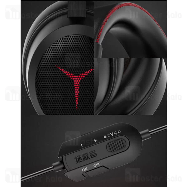 هدفون سیمی گیمینگ Lenovo Y480 savior Thunder Play Stereo Gaming Headset