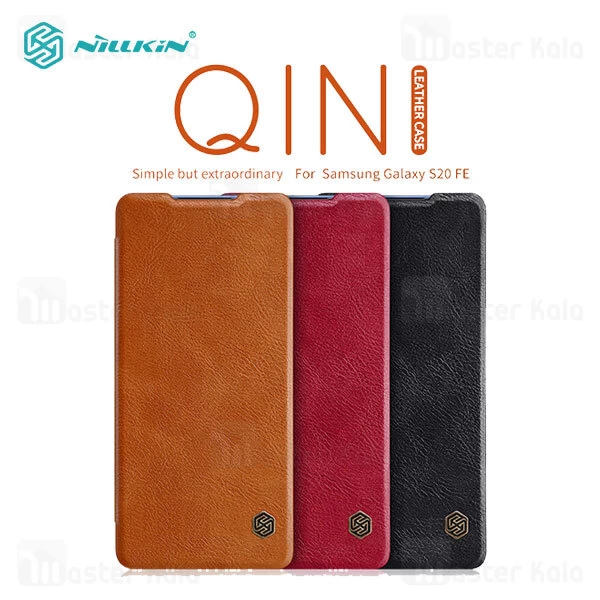 کیف چرمی نیلکین سامسونگ Samsung Galaxy S20 FE / S20 Fe 5G Nillkin Qin Leather Case